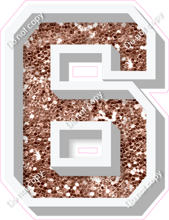 VA 12" Individuals - Rose Gold Sparkle 6