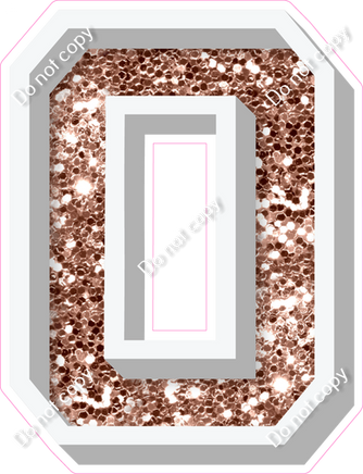 VA 12" Individuals - Rose Gold Sparkle