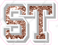 VA 12" Individuals - Rose Gold Sparkle ST