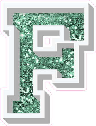VA 12" Individuals - Sea Foam Sparkle F