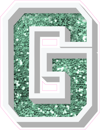 VA 12" Individuals - Sea Foam Sparkle G