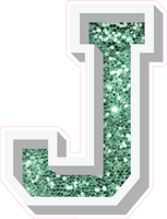 VA 12" Individuals - Sea Foam Sparkle J