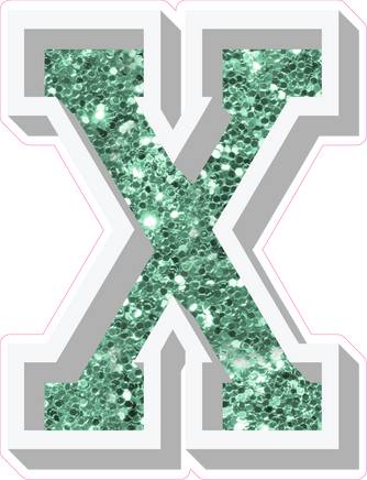 VA 12" Individuals - Sea Foam Sparkle X