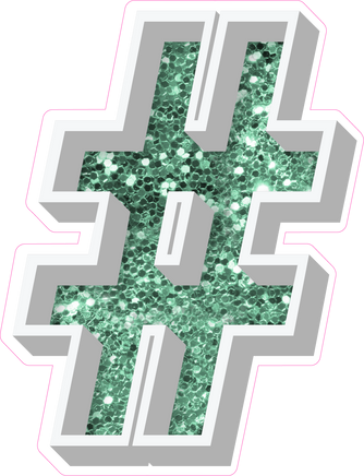 VA 12" Individuals - Sea Foam Sparkle #
