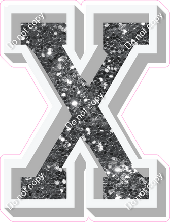 VA 12" Individuals - Silver Sparkle X