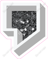 VA 12" Individuals - Silver Sparkle Apostrophe