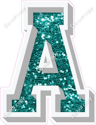 VA 12" Individuals - Teal Sparkle A