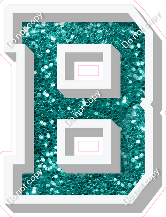 VA 12" Individuals - Teal Sparkle B