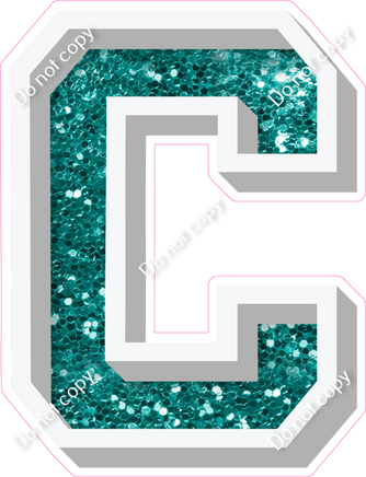 VA 12" Individuals - Teal Sparkle C