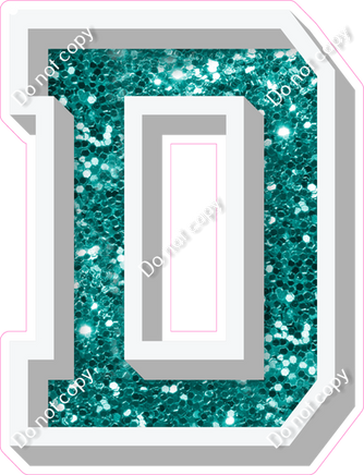 VA 12" Individuals - Teal Sparkle D