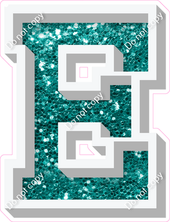 VA 12" Individuals - Teal Sparkle E