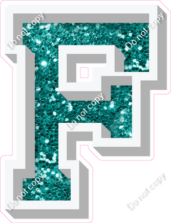 VA 12" Individuals - Teal Sparkle F