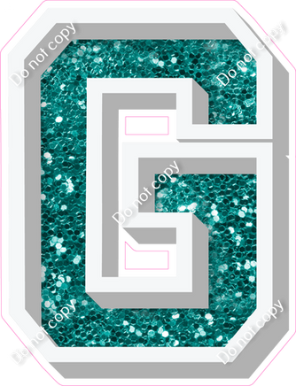 VA 12" Individuals - Teal Sparkle G