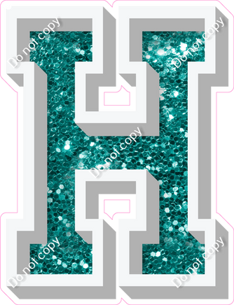 VA 12" Individuals - Teal Sparkle H