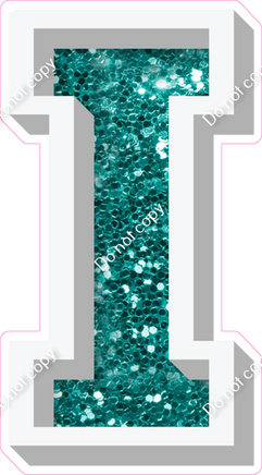 VA 12" Individuals - Teal Sparkle I