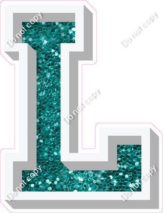VA 12" Individuals - Teal Sparkle L