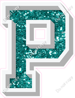 VA 12" Individuals - Teal Sparkle P