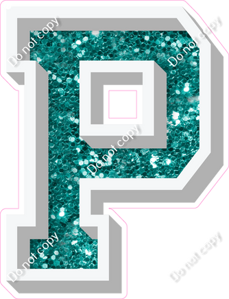 VA 12" Individuals - Teal Sparkle P