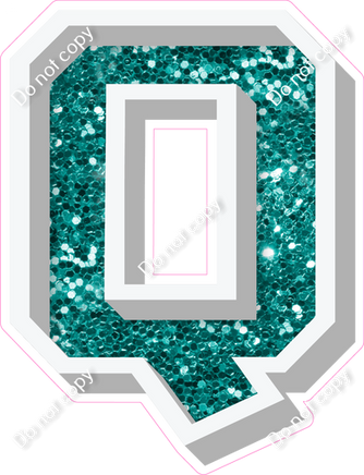 VA 12" Individuals - Teal Sparkle Q