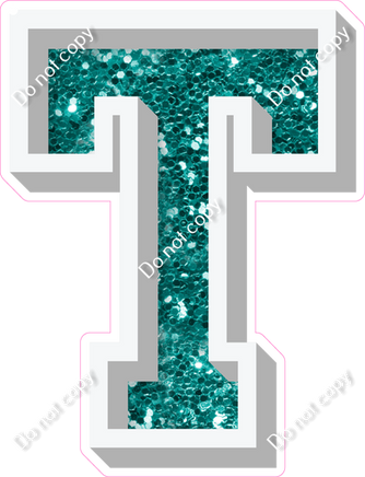 VA 12" Individuals - Teal Sparkle T