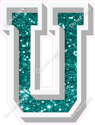VA 12" Individuals - Teal Sparkle U