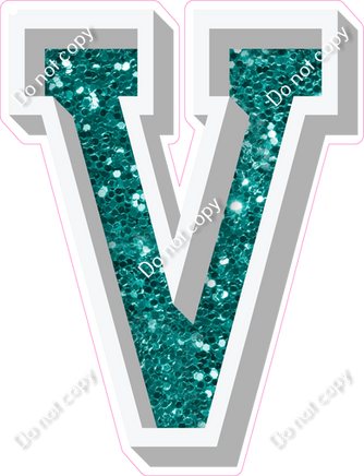 VA 12" Individuals - Teal Sparkle V
