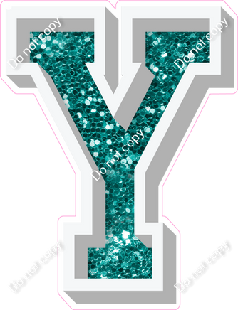 VA 12" Individuals - Teal Sparkle Y