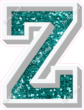 VA 12" Individuals - Teal Sparkle Z