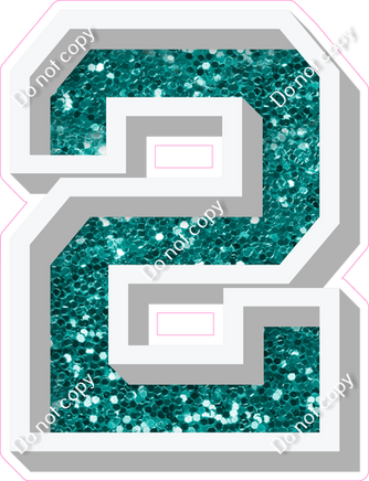 VA 12" Individuals - Teal Sparkle 2