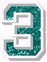 VA 12" Individuals - Teal Sparkle 3