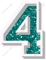VA 12" Individuals - Teal Sparkle 4