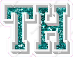 VA 12" Individuals - Teal Sparkle TH