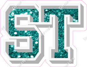 VA 12" Individuals - Teal Sparkle ST