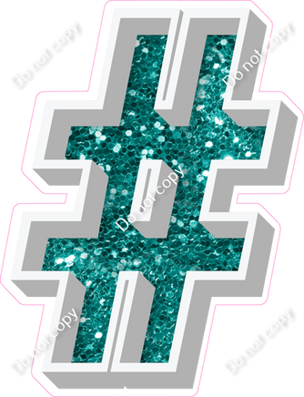 VA 12" Individuals - Teal Sparkle #