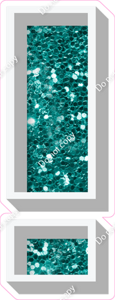 VA 12" Individuals - Teal Sparkle !