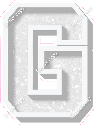 VA 12" Individuals - White Sparkle G