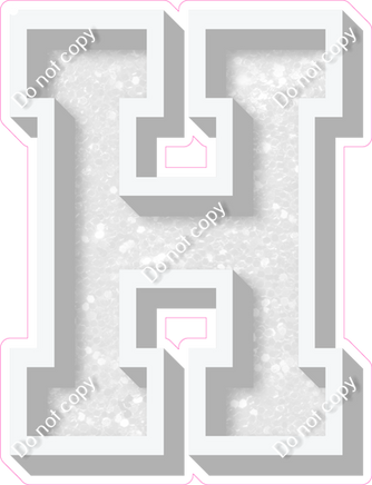 VA 12" Individuals - White Sparkle H
