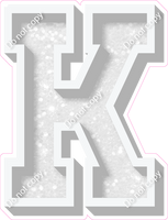 VA 12" Individuals - White Sparkle K
