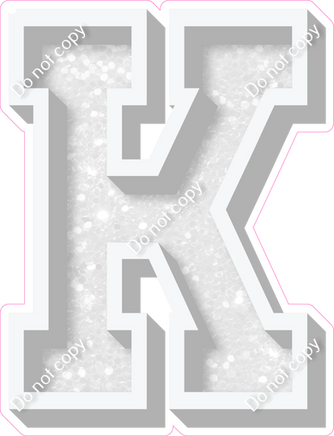VA 12" Individuals - White Sparkle K