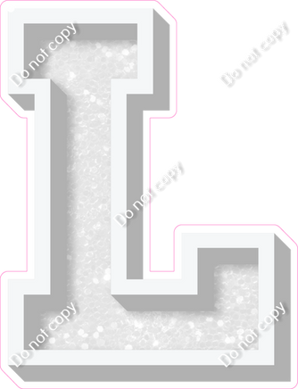 VA 12" Individuals - White Sparkle L