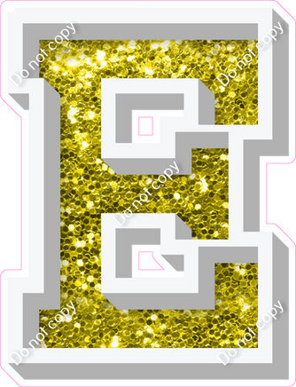 VA 12" Individuals - Yellow Sparkle E