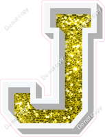 VA 12" Individuals - Yellow Sparkle J