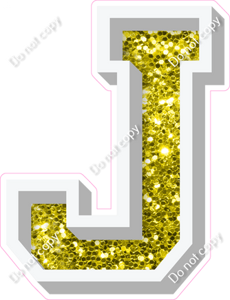 VA 12" Individuals - Yellow Sparkle J