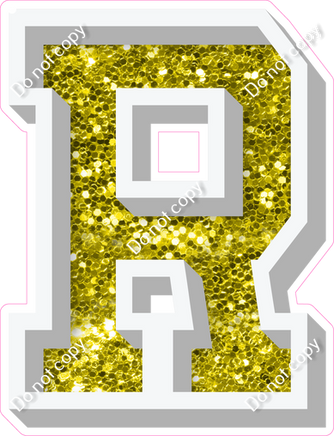 VA 12" Individuals - Yellow Sparkle R