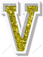 VA 12" Individuals - Yellow Sparkle V