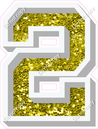 VA 12" Individuals - Yellow Sparkle 2