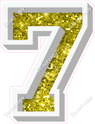VA 12" Individuals - Yellow Sparkle 7