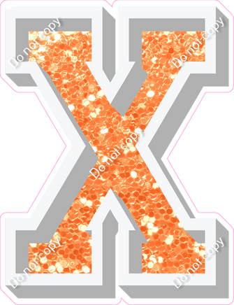 VA 18" Individuals - Amber Sparkle X