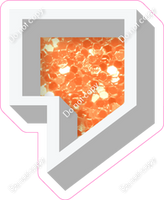 VA 18" Individuals - Amber Sparkle Apostrophe