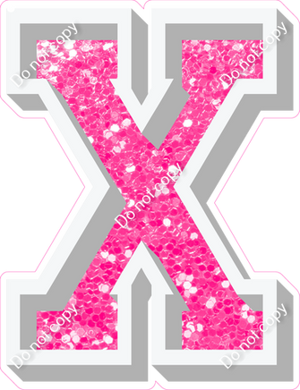 VA 18" Individuals - Bubblegum Sparkle X